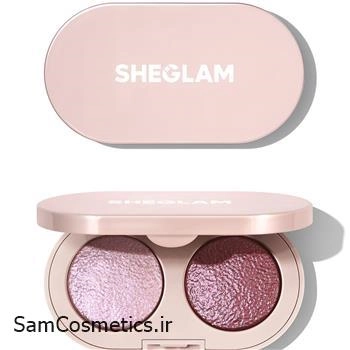 سایه چشم دو رنگ شیگلم مدل ژلی کوارتز رنگ 03 (Ultraviolet Strobe) | SHEGLAM Eyeshadow Duo