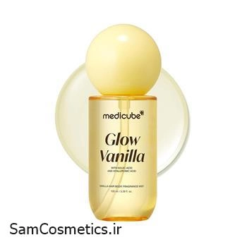 میست خوشبوکننده مو و بدن مدیکیوب Glow Vanilla حجم 100 میل | Medicube Glow Hair & Body Fragrance Mist