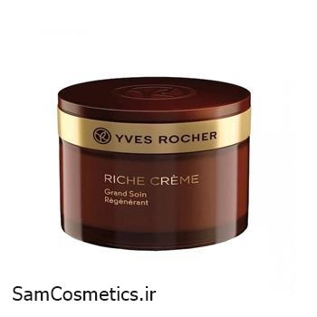 کرم شب ضد چروک ایوروشه | Yves Rocher مدل Riche Creme مناسب پوست خیلی خشک 50 میل