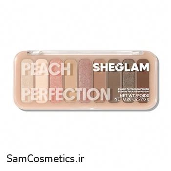 پالت سایه 9 رنگ شیگلم Peach Perfection | سایه چشم هلویی و گرم | Sheglam Peach Perfection Palette