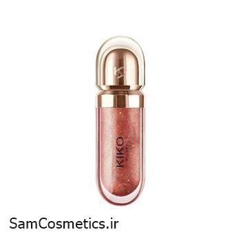 لیپ گلاس کیکو میلانو 3D Hydra شماره 45 (Enchanting Rosewood) حجم 6.5 میل | KIKO Milano Lipgloss