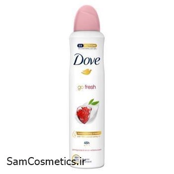 اسپری ضد تعریق زنانه داو | Dove رایحه لیمو و انار حجم 250 میل