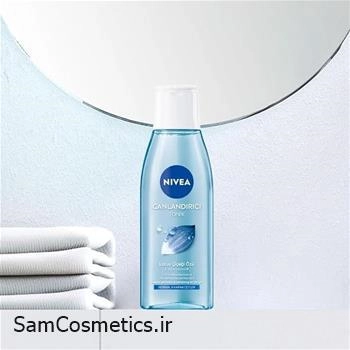 تونر طراوت بخش نیوا | Nivea حاوی عصاره نیلوفر آبی مناسب پوست نرمال حجم 200 میل