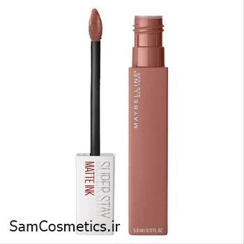 رژ لب مایع مات میبلین | maybelline مدل سوپر استی  رنگ 65 حجم 5 میل