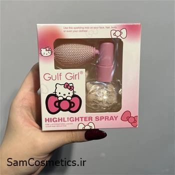 هایلایتر پودری ادکلنی Gulf Girl مدل هلوکیتی کد 03