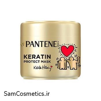 ماسک مو داخل حمام پنتن Repair & Protect Keratin حجم 300 میل | Pantene Pro-V Hair Mask | موهای خشک