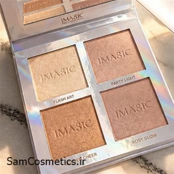 پالت هایلایتر 4 رنگ ایماجیک 18 گرم | IMAGIC 4 Colour Highlighter Palette