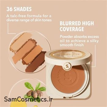 پنکیک فشرده مات شیگلم | SHEGLAM مدل SKIN FOCUS رنگ WARM SAND حجم 11 گرم