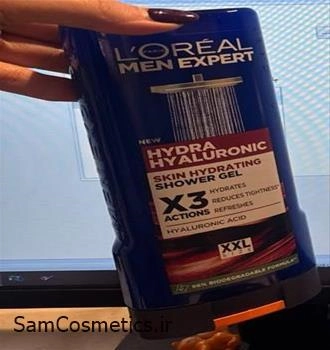 شامپو بدن مردانه لورال HYDRA HYALURONIC حجم 400 میل | L'Oréal Parisl