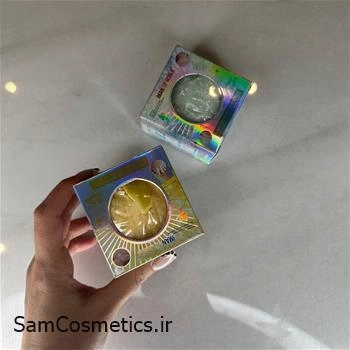 هایلایتر پودری توپی IMAN OF NOBEL رنگ زرد