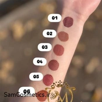 رژ لب مایع (لیپ گلاس) گابرینی | GABRINI مدل VELVET شماره 01