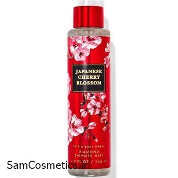 بادی اسپلش بث اند بادی ورکس 145 میل | Bath & Body Works Body Mist | رایحه Japanese Cherry Blossom