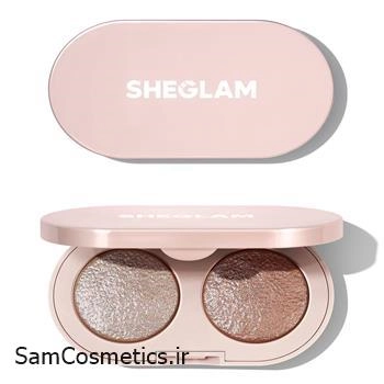 سایه چشم دو رنگ شیگلم مدل ژلی کوارتز رنگ 01 (Quartz Rising) | SHEGLAM Eyeshadow Duo