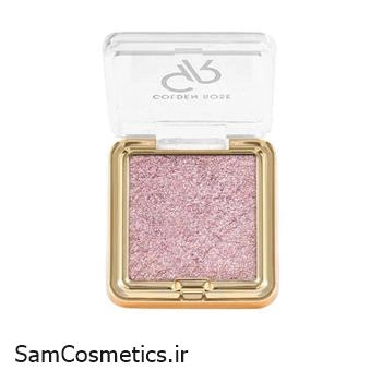 سایه شاین تکی گلدن رز مدل Glitter Glow کد 02 | Golden Rose Eyeshadow