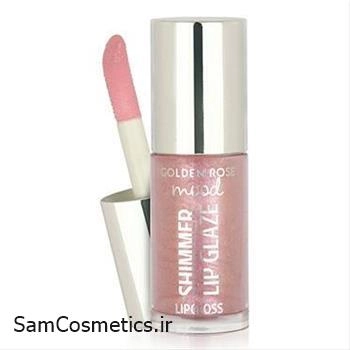 برق لب (لیپ گلاس) شاین گلدن رز | Golden Rose مدل Mood Shimmer کد 251 Bubble Pink