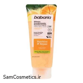 بالم نرم کننده مو باباریا | Babaria Conditioner Balm | ترمیم کننده و مغذی | موهای خشک و آسیب دیده