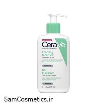 ژل شستشوی صورت و بدن CERAVE پوست نرمال تا چرب 236 میل