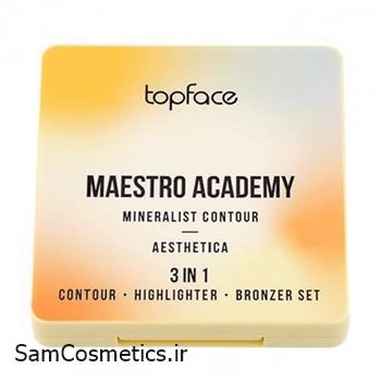 پالت کانتور و هایلایتر تاپ فیس | TOPFACE سری Maestro Academy کد 002