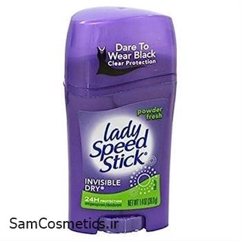 مام صابونی زیر بغل لیدی سپید | Lady Speed مدل Invisible Dry حجم 40 میل