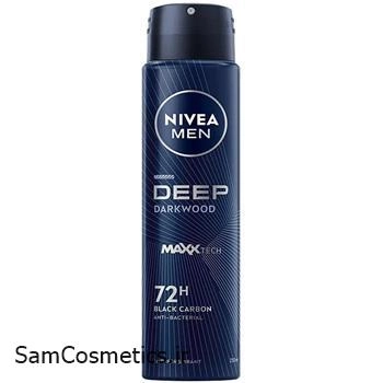 اسپری ضد تعریق مردانه نیوآ | Nivea مدل Deep Darkwood حجم 150 میل