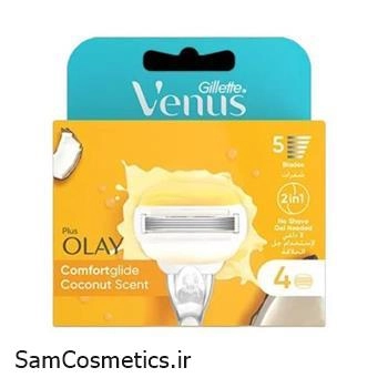 تیغ یدک خود تراش 4عددی زنانه ژیلت | GILLETTE مدل OLAY