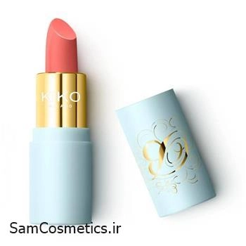 رژ لب جامد کیکو میلانو مدل BRIDGERTON شماره 02 (Juicy Apricot) | Kiko Bridgerton Lipstick