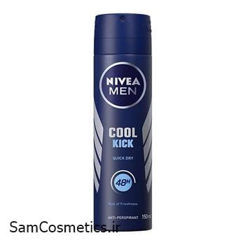 اسپری ضد تعریق مردانه نیوآ | Nivea مدل Cool Kick حجم 150 میل