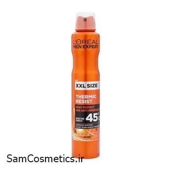 اسپری ضد تعریق مردانه لورال | L'OREAL مدل Thermic Resist حجم 300 میل