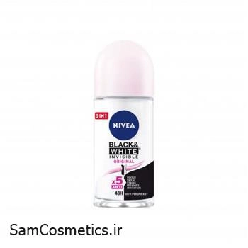 مام رول زیر بغل نیوآ | NIVEA مدل Black & White حجم 50 میل