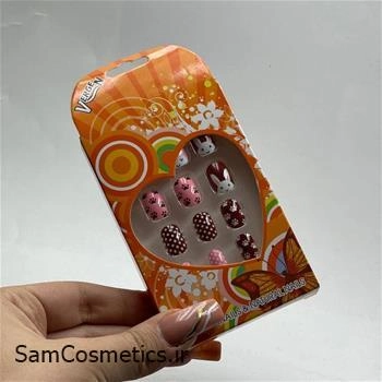 ناخن مصنوعی ژله ای کودک کد 208