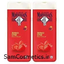 شامپو بدن 2تایی لی پتیت مارسلیاس رایحه توت فرنگی 400 میل | Le Petit Marseillais