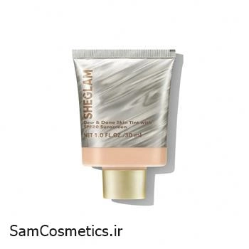 تینت پوست شیگلم | SHEGLAM مدل DEW & DONE حاوی SPF 20 رنگ Porcelain حجم 30 میل