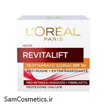 کرم روز ضدچروک لورآل Revitalift SPF30 | جوانساز و سفت‌کننده پوست