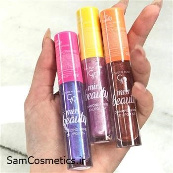 برق لب گلدن رز | Golden Rose مدل Miss Beauty Diamond Shine 3D رنگ 02 (Mystic) حجم 6 میل