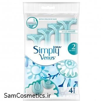 تیغ اصلاح زنانه ژیلت ونوس | Venus Gillette مدل Disposable بسته 4 تایی