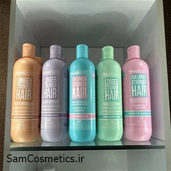 شامپو موهای بلند انگلیسی هیربرست | HAIRBURST مناسب موهای فر و مجعد دیده 350 میل