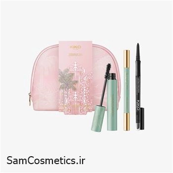 ست آرایش چشم کیکو میلانو 3 تکه همراه کیف آرایشی | KIKO MILANO Dramatic Eyes Trio Kit