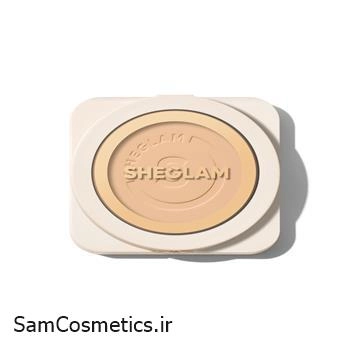 پنکیک فشرده مات شیگلم رنگ Porcelain حجم 11 گرم | Sheglam Skin-Focus High Coverage Powder Foundation