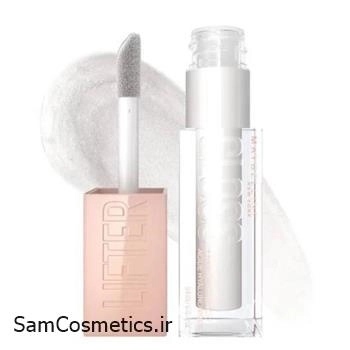 برق لب میبلین صدفی | Maybelline Lifter Lip Gloss | کد 001 PEARL