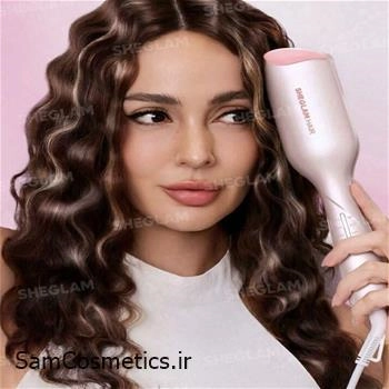 دستگاه ویو ساحلی شیگلم صورتی سایز 25 | SHEGLAM HAIR Cupid's Charm Beach Babe | خرید از سام کازمتیکز