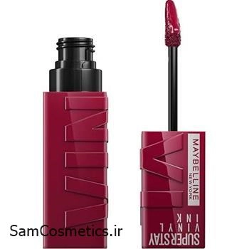 رژ لب مایع میبلین | Maybelline مدل SuperStay Vinyl Ink رنگ 30 UNRIVALED