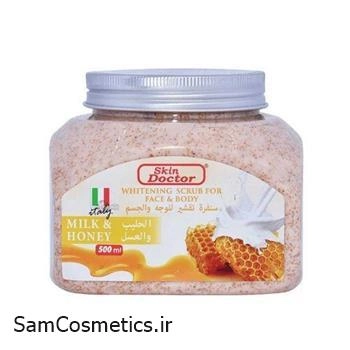 اسکراب صورت و بدن کاسه ای Skin Doctor مدل عسل حجم 500 میل