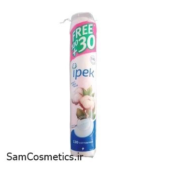 پد آرایش پاککن ایپک 100 + 30 عددی | Ipek Makeup remover Cotton Pads | گیاهی