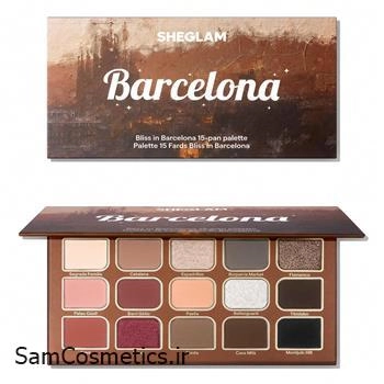 پالت سایه چشم شیگلم Bliss In Barcelona پانزده رنگ | SHEGLAM Bliss In Barcelona 15-Pan Palette
