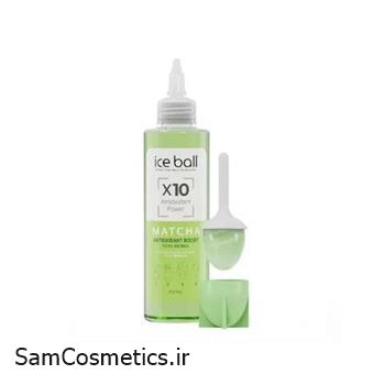 محلول آبرسان و روشن کننده صورت ماچا آیس بال حجم 212 میل | Ice Ball Matcha Facial Solution