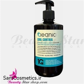 شامپو بدون سولفات موهای فر کلینیک | cleanic حجم 550 میل