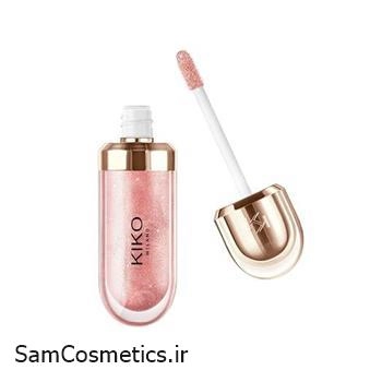 لیپ گلاس کیکو میلانو 3D Hydra شماره 43 (Timeless Rose) حجم 6.5 میل | KIKO Milano 3D Hydra Lipgloss