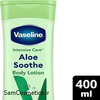 لوسیون بدن وازلین مدل Aloe Soothe حجم 400 میل | Vaseline